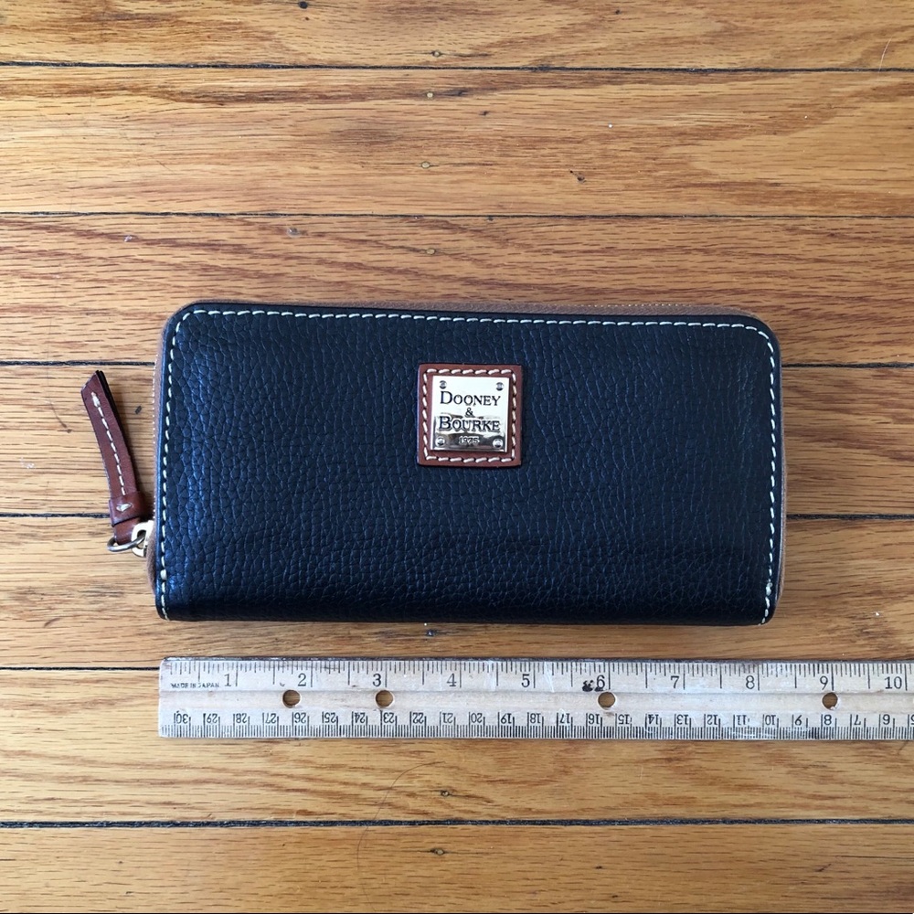 Dooney & Bourke Pebbled Leather Zip-around Wallet